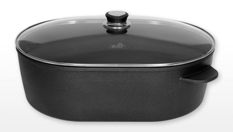 Titanový superpekáč se skleněným  víkem 9 l BAF Gigant 